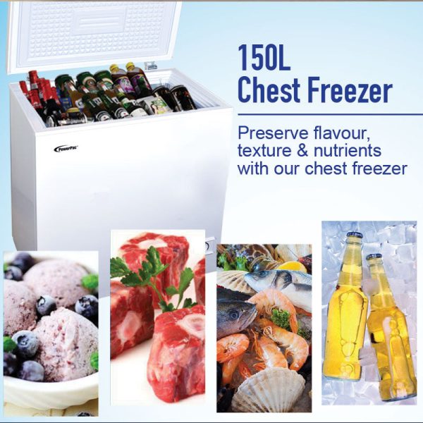 150L Chest Freezer CFC Free, Chiller & Freezer (PPFZ150) Online Hot Sale