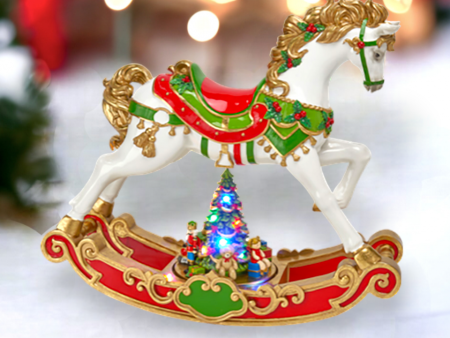 24  LED Rocking Carousel Horse on Sale