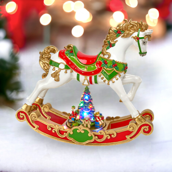 24  LED Rocking Carousel Horse on Sale