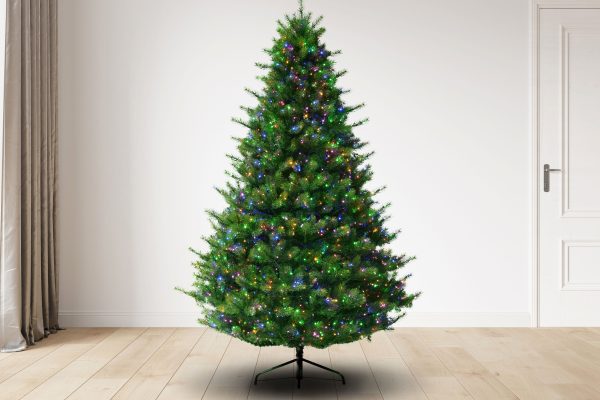 7.5 ft Avalon Christmas Tree with 3000 3mm Dual Color lights, 60D Online Hot Sale