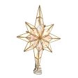 10-Light Gold Glittered Capiz Bethlehem Star Treetop, 11.42  (UL) on Sale