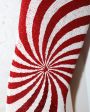 Classic Christmas - Swirl Stocking, Red & White (ITES x Sami Riccioli) Online