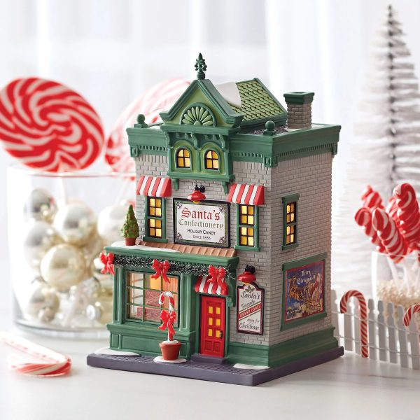 Christmas in the City Village - Santa s Corner Confectionery on Sale