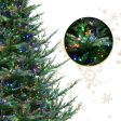 7.5 ft Alaskan Fir Christmas Tree with 1600 3mm Dual Color, Twinkle lights - 9 Function, 65D Cheap