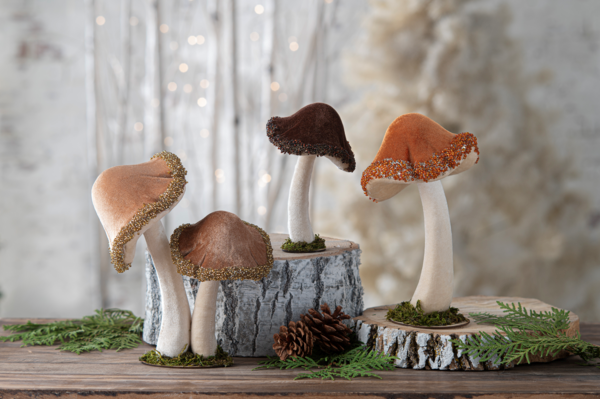 Mushroom Cluster Figurine on Sale