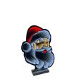 Infinity Christmas Santa Face With Wooden Base (12 ) Supply