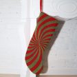 Classic Christmas - Swirl Stocking, Green & Red (ITES x Sami Riccioli) For Cheap