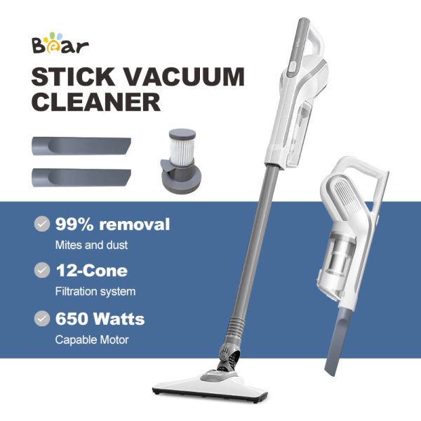 Bear Stick Vacuum Cleaner, Handheld Powerful Vacuum Cleaner with Dual hose  Usage (XCQ-P06J5) Discount