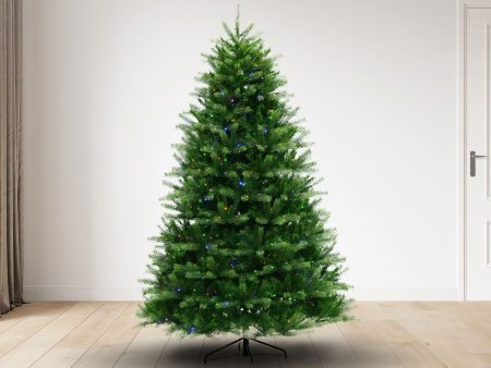 7.5 ft Montauk Fir Christmas Tree with 900 3mm Dual Color lights- 9 Function, 58D on Sale