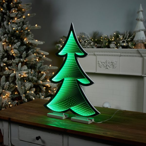 Tree Infinity Light 23.5 H Acrylic w UL Plug Hot on Sale