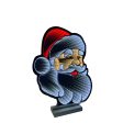 Infinity Christmas Santa Face With Wooden Base (16 ) Supply