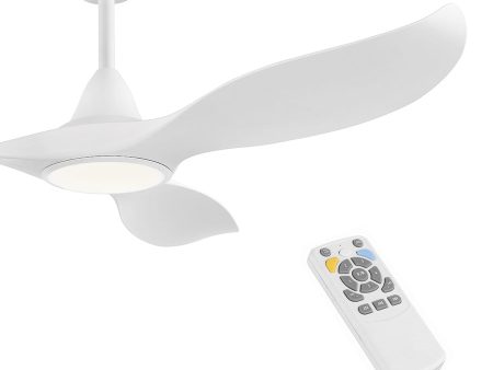 EGLO Noosa White Ceiling Fan With Light For Cheap