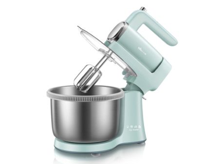 Bear Digital Stand Mixer With Stainless Steel Bowl Hand Mixer (DDQ-B03V1) For Discount