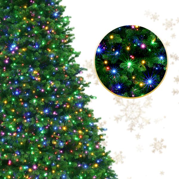 7.5 ft Riverdale Spruce Christmas Tree with 2800 3mm Dual Color, Twinkle - 9 Function, 62D Online