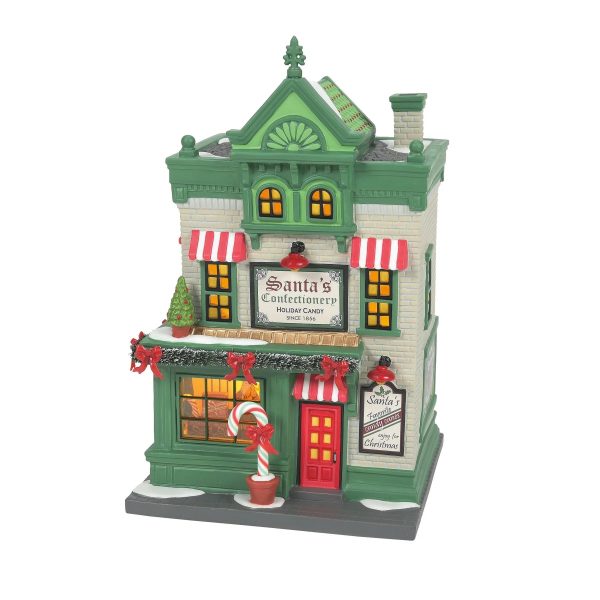 Christmas in the City Village - Santa s Corner Confectionery on Sale