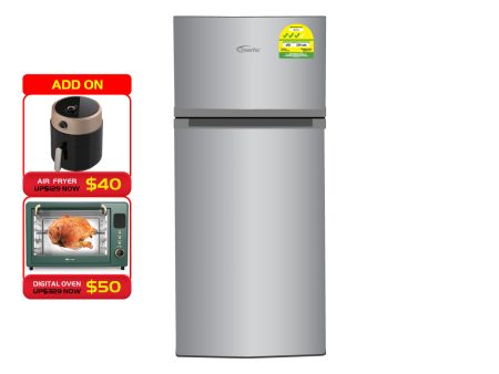 2-Door Fridge 170L with Freezer (PPF170) Online Hot Sale