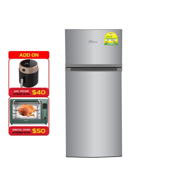 2-Door Fridge 170L with Freezer (PPF170) Online Hot Sale