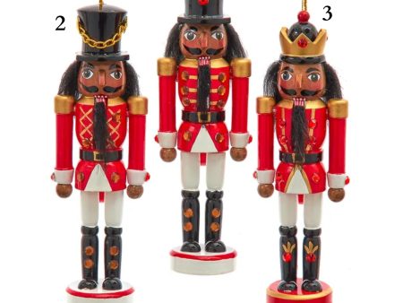 6  Red and White African American Nutcracker Ornaments (3 Styles – Sold individually) Cheap