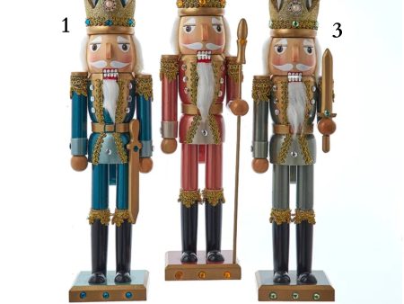 15  Teal, Green & Desert Rose Nutcrackers (3 Styles – Sold individually) Hot on Sale