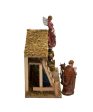 Nativity Set With Wooden Stable, 12-Piece Set Discount