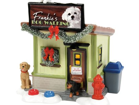 The Original Snow Village - Frankie s Dog Walking Company For Discount