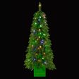 Jolly Pine Tree in Pot w LED Lights, 4 H X 22 D Online Hot Sale