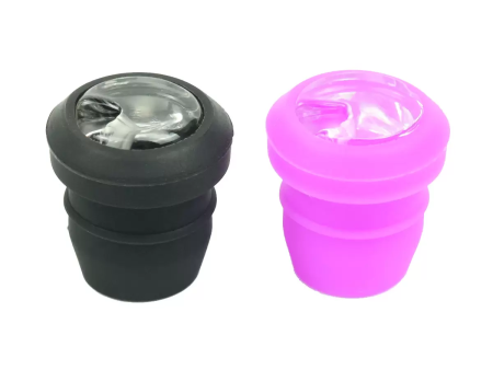 Fusion 510 Beveled Glass Cap with Silicone Top by JCVAP For Cheap