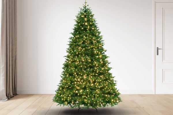 7.5 ft Riverdale Spruce Christmas Tree with 2800 3mm Dual Color, Twinkle - 9 Function, 62D Online