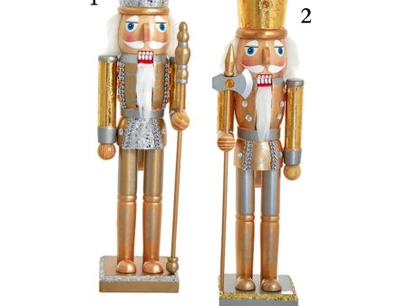 15  Gold and Silver Nutcrackers (2 Styles – Sold individually) Online